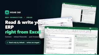 Read & write your ERP from Excel with AI - Odoo demo | HISAB 360