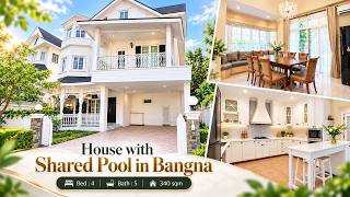 House with Shared Pool in Bangna, Bangkok Thailand