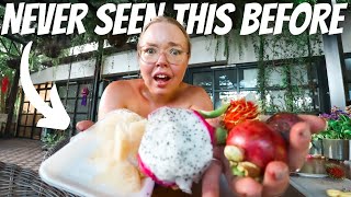 Australian REACTS TO WEIRD THAI FRUITS for the FIRST TIME!