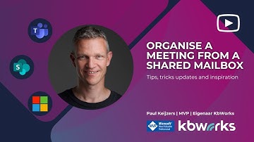 Plan a teams meeting from a shared mailbox for someone else