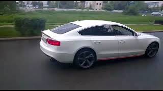 Audi A5@S5 2.0 Tfsi Stage 3 - Dsg farts noise with custom exhaust (open valves)