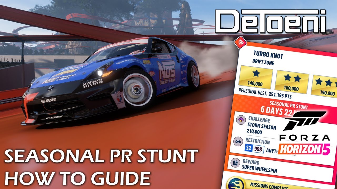 Turbo Knot Drift Zone For S2 998 Cars Forza Horizon 5 - YouTube