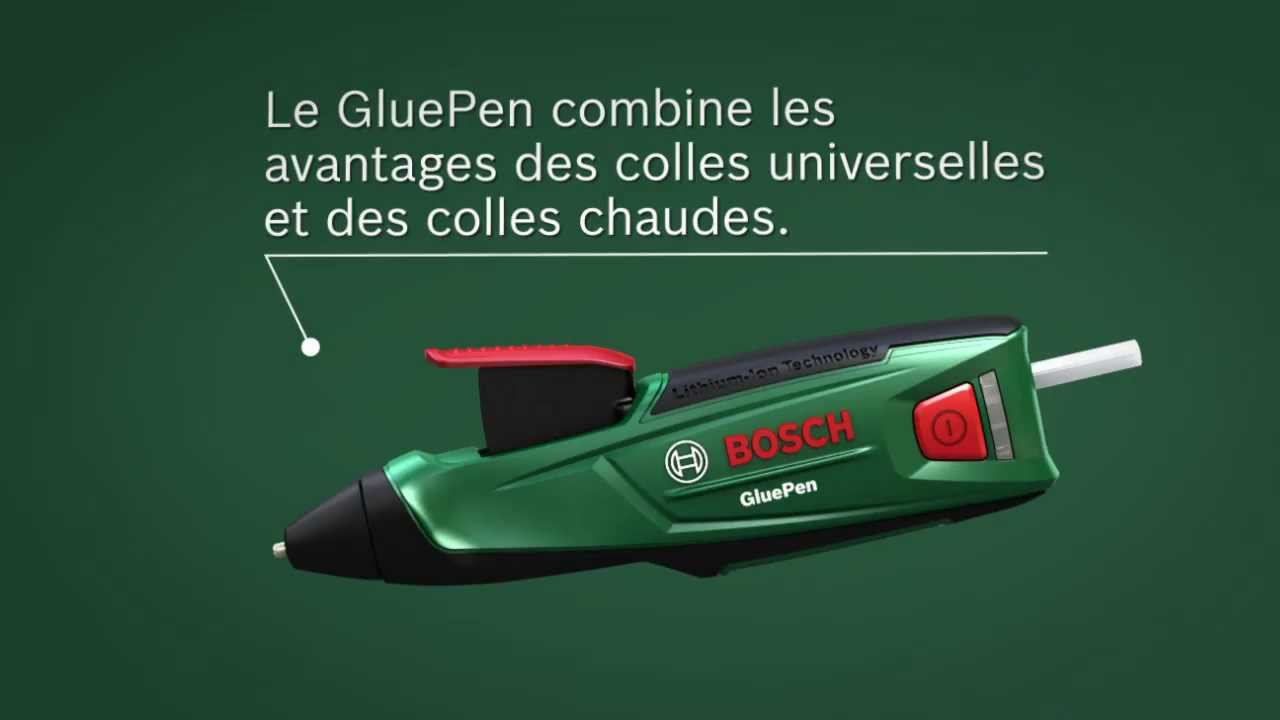 Pistolet à colle chaude Bosch Gluepen Pour un collage