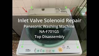 Fix Panasonic Washing Machine Slow Fill in 60 Seconds | Water Inlet Valve Swap (NA-F701GS)