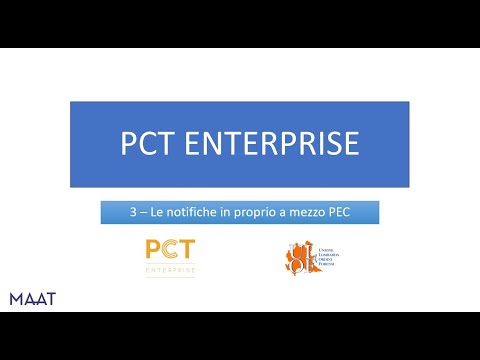 PCT Enterprise parte 3:  Le notifiche a mezzo pec