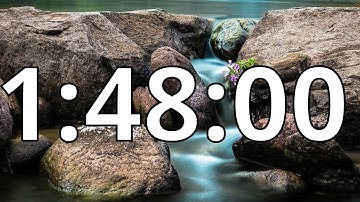 1 Hour 48 Minutes Countdown Timer With Alarm Sound At the End (Simple Beep)