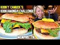 Kooky Canuck’s 8lb Humonga Kookamonga BURGER Challenge-Memphis as Seen on Man vs Food #RainaisCrazy