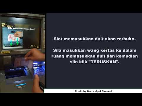 Video: Cara Deposit Wang Melalui ATM