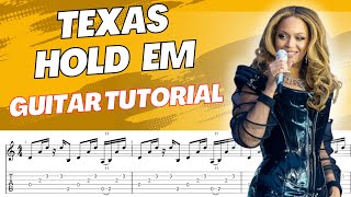 Texas Hold Em Beyonce Guitar Tutorial