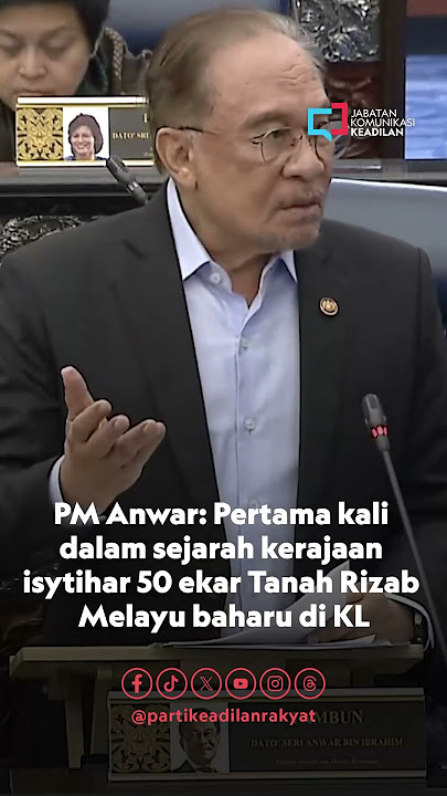 Pertama kali dalam sejarah kerajaan isytihar 50 ekar Tanah Rizab Melayu baharu di KL.