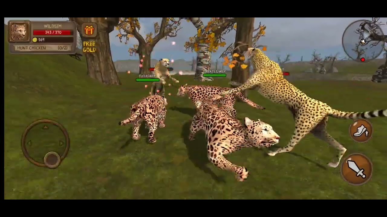 Three Leopards And Two Cheetahs Life And Death War / Ultimate Leopard Simulator