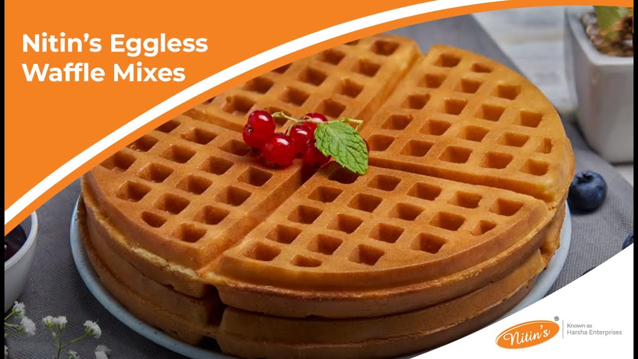 Nitin’s Eggless Waffle Mixes Secrets to Crispy Belgian Goodness YouTube