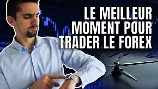 Le MEILLEUR MOMENT pour trader le FOREX