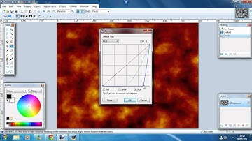 HOW TO MAKE A FIRE BACKGROUND - WITH PAINT . NET