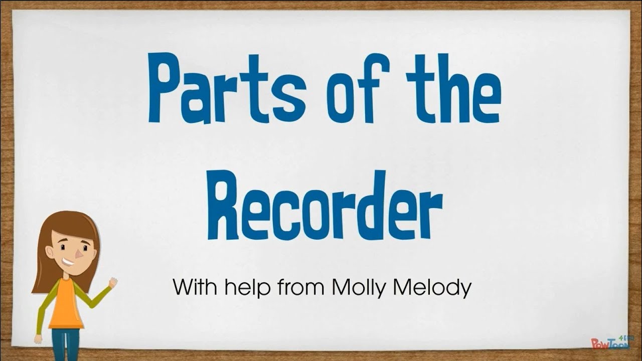 Parts of the Recorder YouTube