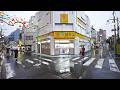 Rainy walk from Komagome to Nippori