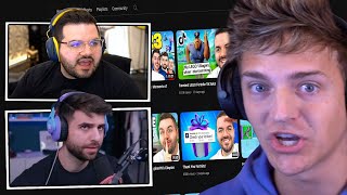 Ninja Calls Out Sypherpk & Couragejd For Faking Their Youtube Videos