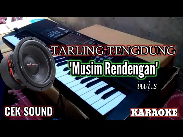 MUSIM RENDENGAN - IWI.S TARLING TENGDUNG KARAOKE - CEK SOUND BASS ADEM class=