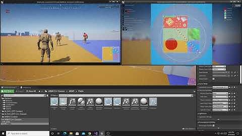 Unreal Engine 4 - Advanced Minimap / Overview, Compass & Battle Royale Zone replicated