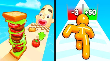 Tall Man Run | Sandwich Runner - All Level Gameplay Android,iOS - BIG NEW APK UPDATE