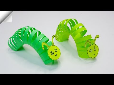 DIY paper crafts  | Paper toy caterpillar