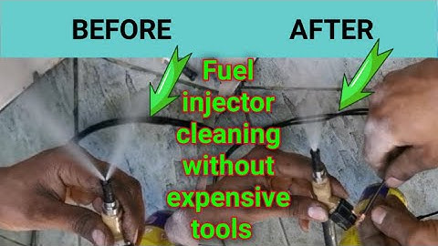 Fuel Injection cleaning in less than 5 Minutes/Fuel injector cleaning without expensive tools