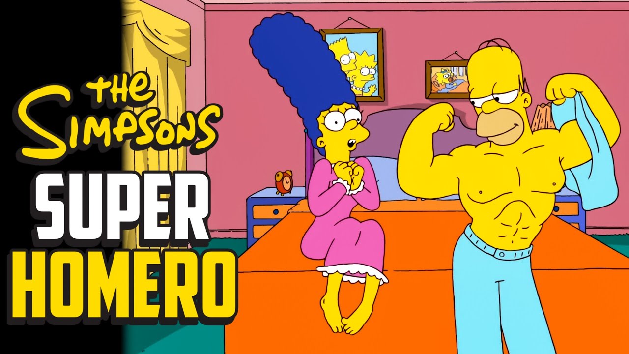 Los Simpson: HOMERO SÚPER HÉROE - YouTube