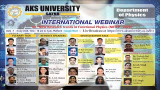 International webinar on New Research Trends in Functional Physics (NRTFP-2020)