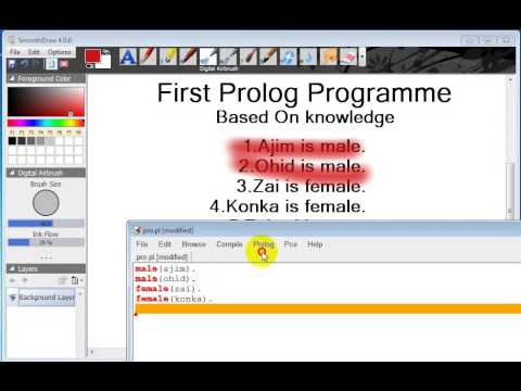 Prolog tutorial 2 - First Prolog Programme Knowledge Based - YouTube
