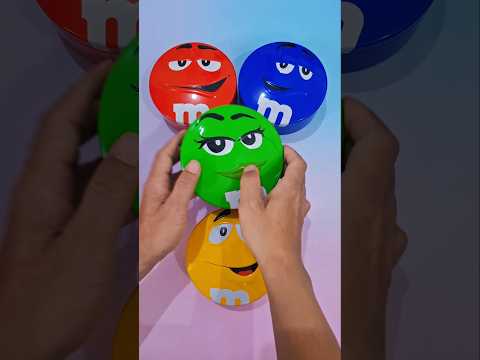 ASMR M&M’sの缶を開ける音 | 心地よいカサカサ音とタッピング #shorts #タッピング #mnms #お菓子