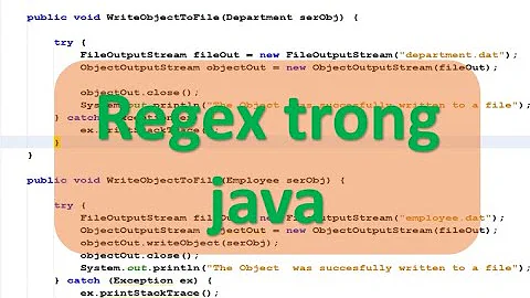 Lập trình Java - Sử dụng regular expression (regex) để kiểm tra chuỗi