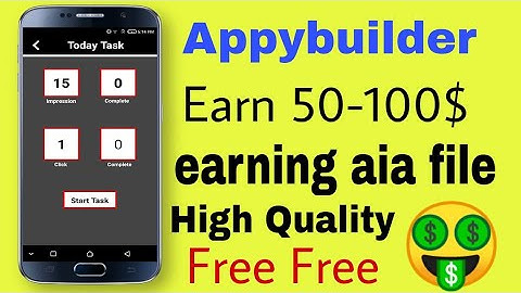 Appybuilder Best Quality Earning App aia File Free || aia file