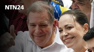 Así fue la multitudinaria compañía que recibieron Edmundo González y María Corina Machado en Aragua