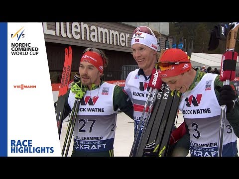 Race Highlights | Magnus Krog goes solo | Lillehammer | Mass Start | FIS Nordic Combined