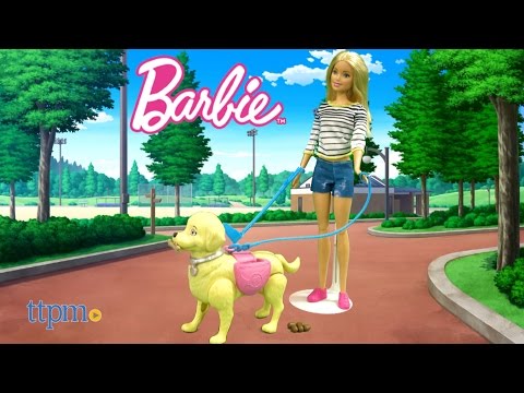 barbie walking dog that poops