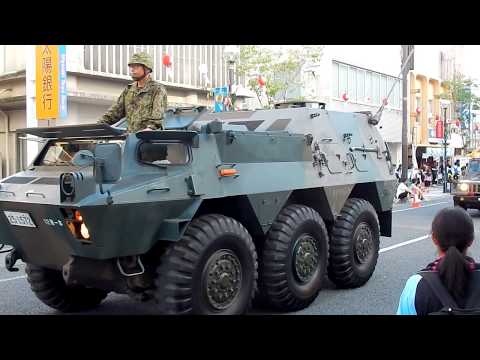 2017年　霧島夏まつり　自衛隊バレード