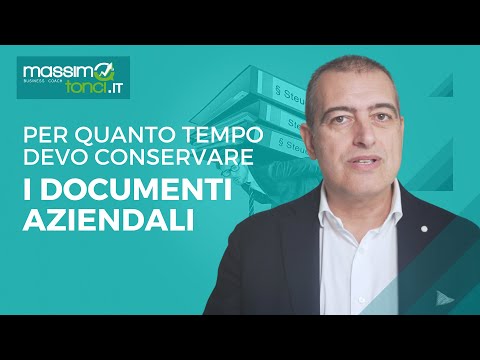 Video: Quali documenti devi conservare e per quanto tempo?