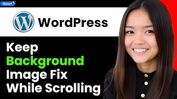 How to Keep Background Image Fix While Scrolling in Wordpress 2025 (Step By Step)