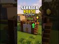 ​"Day 1 Survival House Tutorial! 🏡 Simple, cheap, and looks great" #minecraftbuilding #survivalhouse