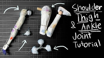 Shoulder, Thigh And Ankle Joint Tutorial For Paper Figures