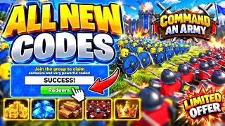 2x EXP🎁 COMMAND AN ARMY CODES ROBLOX - All New Command An Army Codes 2026!