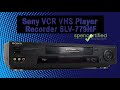 Sony vcr vhs player slv779hf cassette recorder