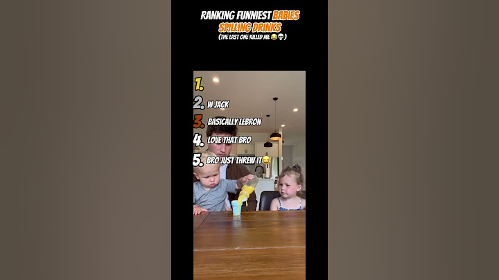 Ranking Funniest Babies Spilling Drinks 😂 #shorts