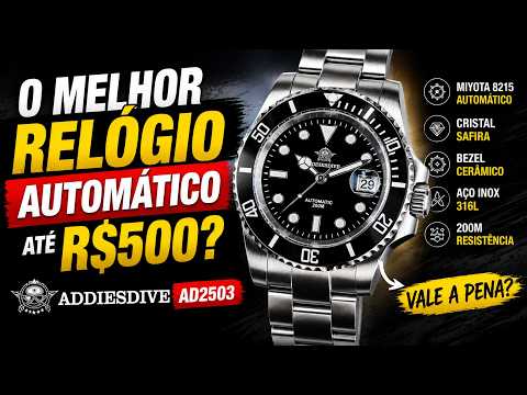 O Melhor Relógio Automático Até R$500? | Addiesdive AD2503