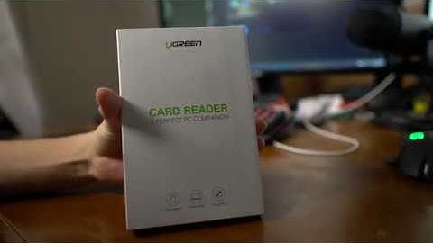 UGreen Cardreader unboxing and speed test