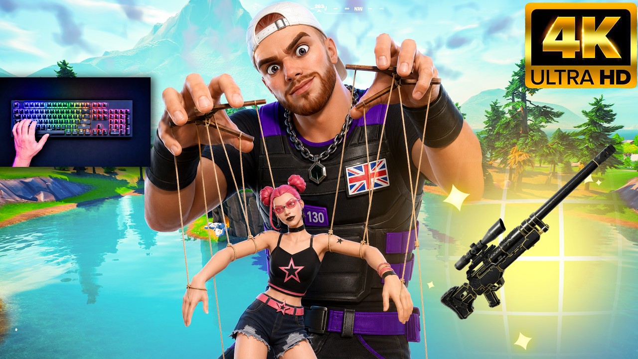 FORTNITE PERO TENGO 100% DE AIM CON EL SNIPER 🫤
