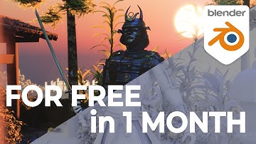 I Made THIS 3D Render for FREE in 1 Month (Blender)