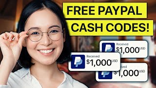 $1,000 FREE PayPal Cash Codes | Free PayPal Money 2024