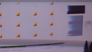 What a CRT Monitor With Weak Emission Looks Like
