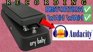 Dunlop GCB95 Wah Wah Recorded in Audacity - GUITAR Solo
